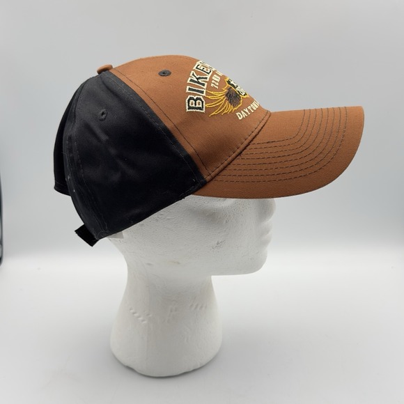 Bike Week‎ Daytona Beach 2013 Strap Back Hat Cap Brown Capsmith Biker Adult Mens - Picture 4 of 7